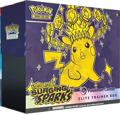 Pokémon — Surging Sparks Pokemon Center Elite Trainer Box (Exclusive) — Anglais