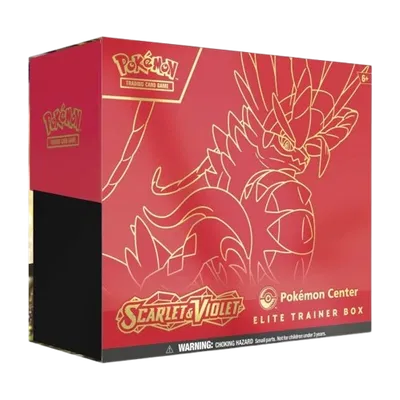 Scarlet & Violet Pokemon Center Elite Trainer Box (Exclusive) [Koraidon] — édition anglaise