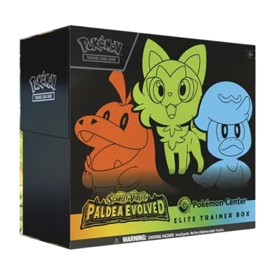 Paldea Evolved Pokemon Center Elite Trainer Box (Exclusive) — édition anglaise