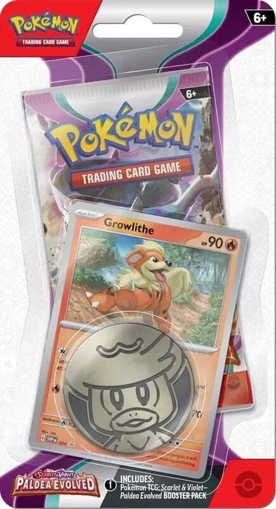 Paldea Evolved Single Pack Blister [Growlithe] — édition anglaise