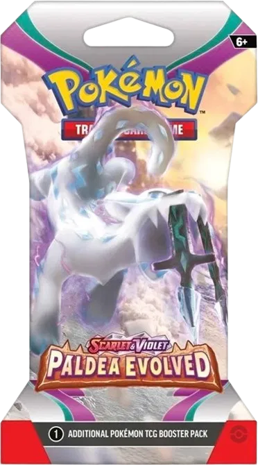 Paldea Evolved Sleeved Booster Pack — édition anglaise
