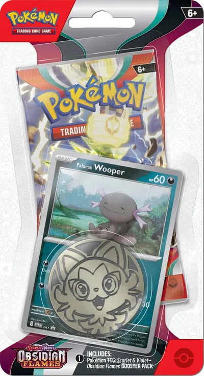 Pokémon — Obsidian Flames Single Pack Blister [Paldean Wooper] — Anglais