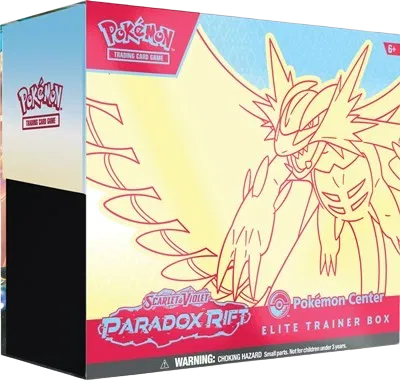 Pokémon — Paradox Rift Pokemon Center Elite Trainer Box (Exclusive) [Roaring Moon] — Anglais