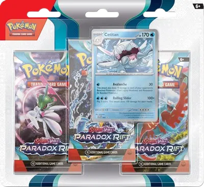 Pokémon — Paradox Rift 3 Pack Blister [Cetitan] — Anglais