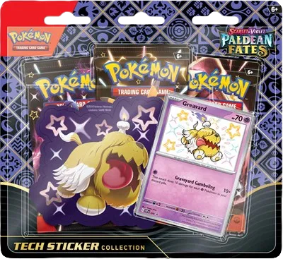 Pokémon — Paldean Fates Tech Sticker Collection [Greavard] — Anglais