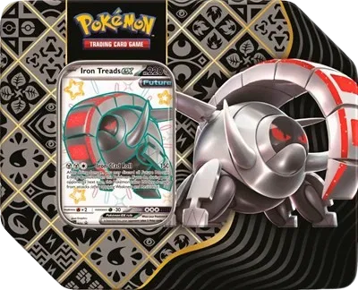 Pokémon — Paldean Fates Tin [Iron Treads ex] — Anglais