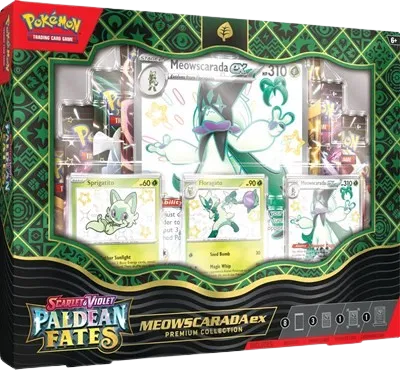 Pokémon — Paldean Fates Premium Collection [Meowscarada ex] — Anglais