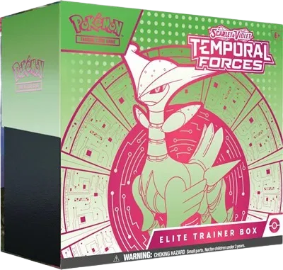 Temporal Forces Elite Trainer Box [Iron Leaves] — édition anglaise