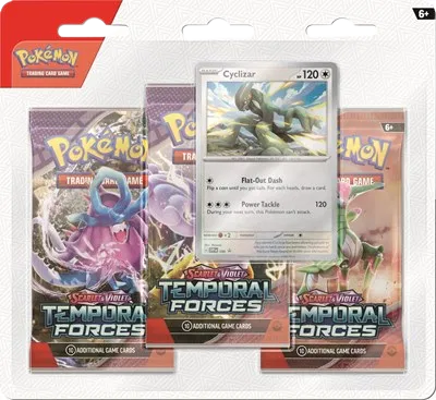 Pokémon — Temporal Forces 3 Pack Blister [Cyclizar] — Anglais