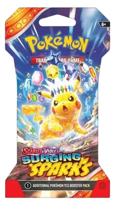 Surging Sparks Sleeved Booster Pack — édition anglaise