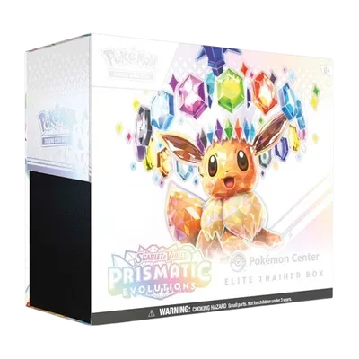 Pokémon — Prismatic Evolutions Pokemon Center Elite Trainer Box (Exclusive) — Anglais