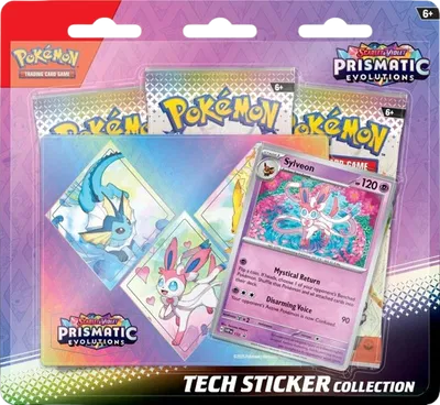 Prismatic Evolutions Tech Sticker Collection [Sylveon] — édition anglaise