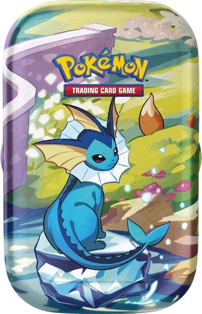 Prismatic Evolutions Mini Tin [Vaporeon] — édition anglaise