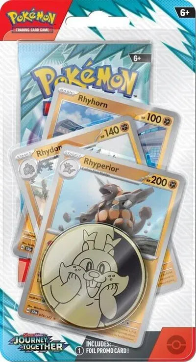 Pokémon — Journey Together Premium Checklane Blister [Rhyperior] — Anglais