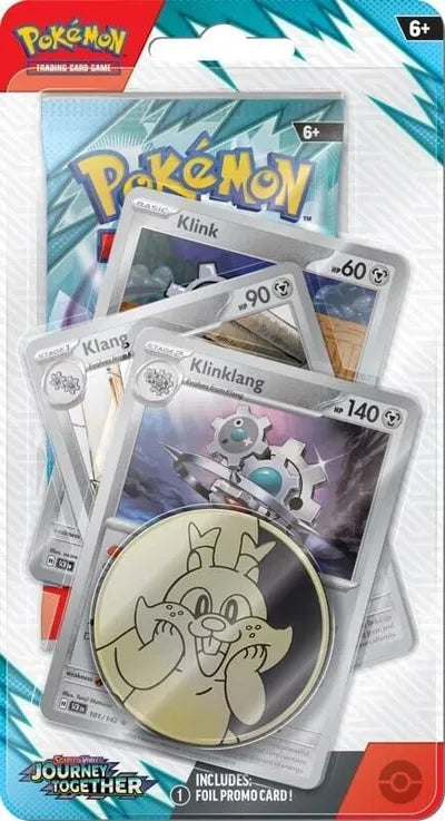 Pokémon — Journey Together Premium Checklane Blister [Klinklang] — Anglais