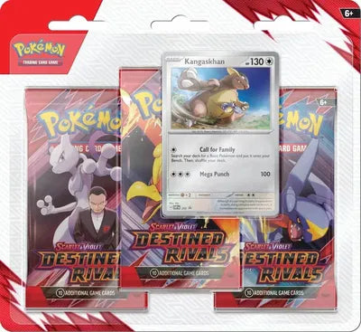 Destined Rivals 3 Pack Blister [Kangaskhan] — édition anglaise