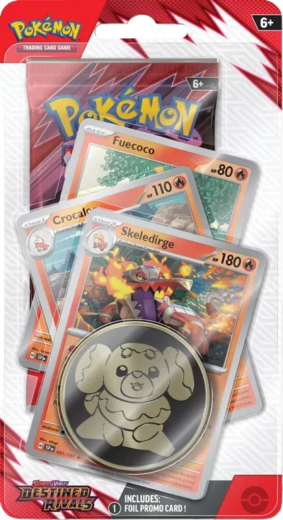 Pokémon — Destined Rivals Premium Checklane Blister [Skeledirge] — Anglais