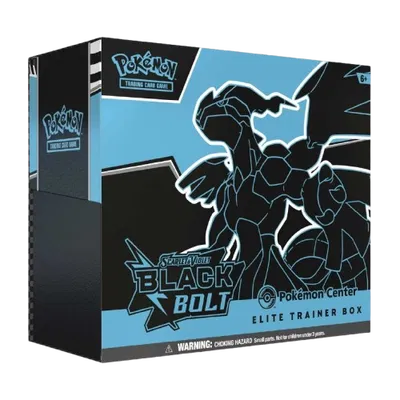 Black Bolt Pokemon Center Elite Trainer Box (Exclusive) — édition anglaise