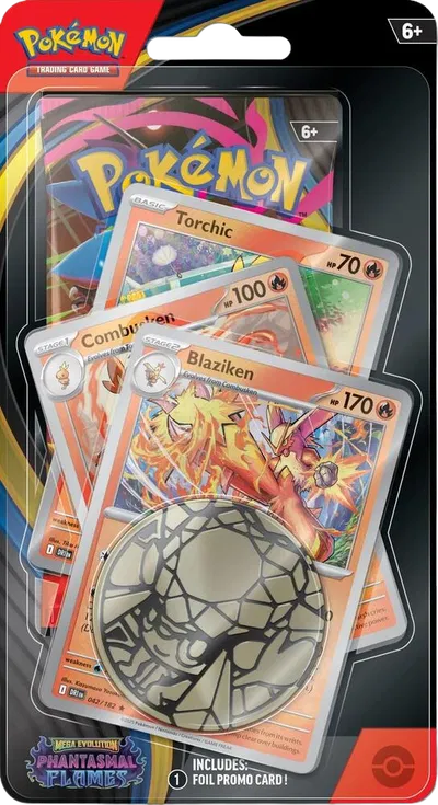 Pokémon — Phantasmal Flames Premium Checklane Blister [Blaziken] — Anglais