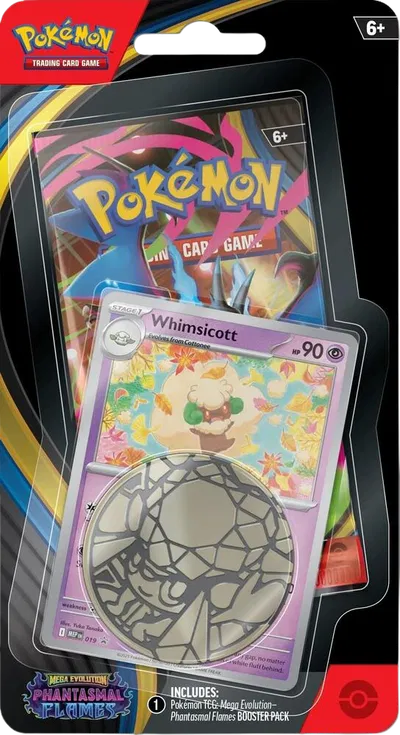 Pokémon — Phantasmal Flames Single Pack Blister [Whimsicott] — Anglais