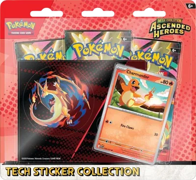 Mega Evolution: Ascended Heroes Tech Sticker Collection - Charmander — édition anglaise