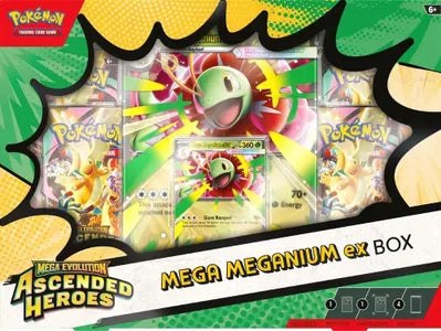 Ascended Heroes Mega Meganium ex Box — édition anglaise