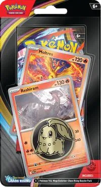 Chaos Rising Single Pack Blister [Reshiram/Moltres] — édition anglaise