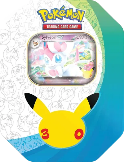 Pokémon — 30th Celebration Tin [Sylveon ex] — Anglais