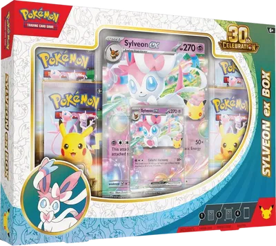 Pokémon — 30th Celebration Sylveon ex Box — Anglais