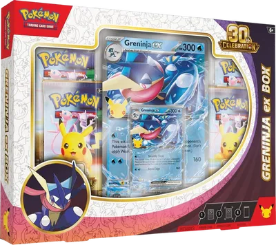 Pokémon — 30th Celebration Greninja ex Box — Anglais