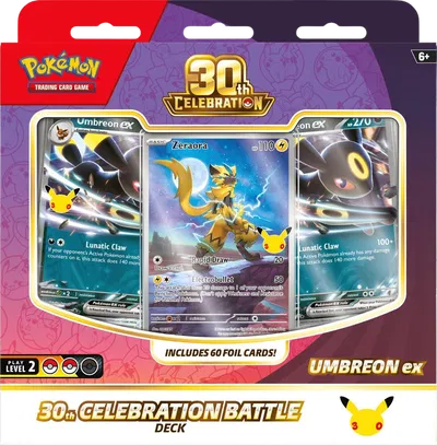 Pokémon — 30th Celebration Battle Deck [Umbreon ex] — Anglais