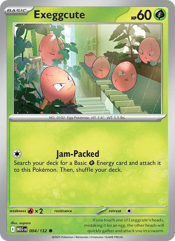Exeggcute — 004/132 — Mega Evolution