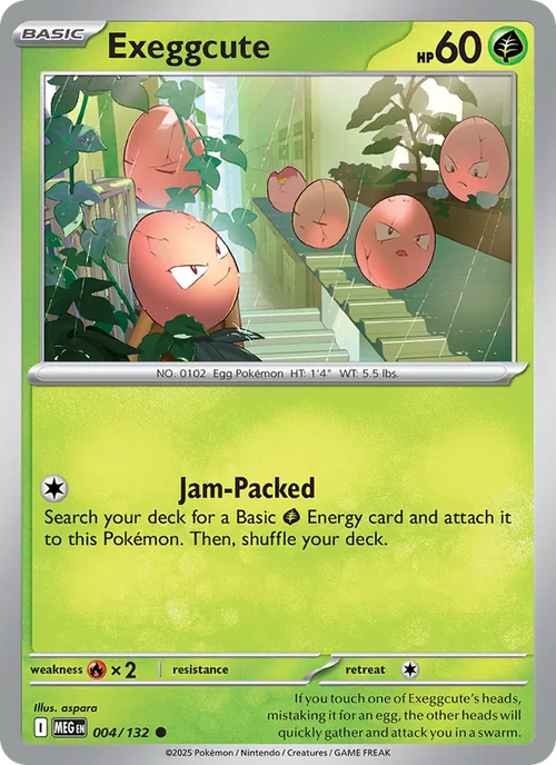 Exeggcute — 004/132 — Mega Evolution