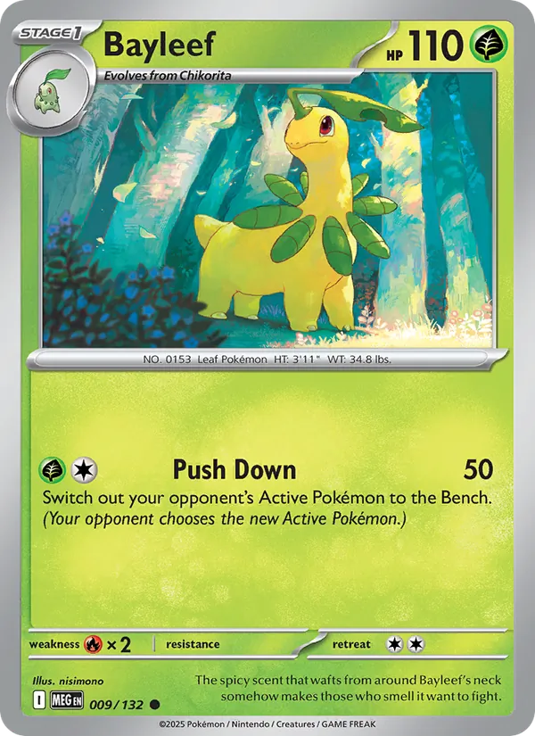 Bayleef — 009/132 — Mega Evolution