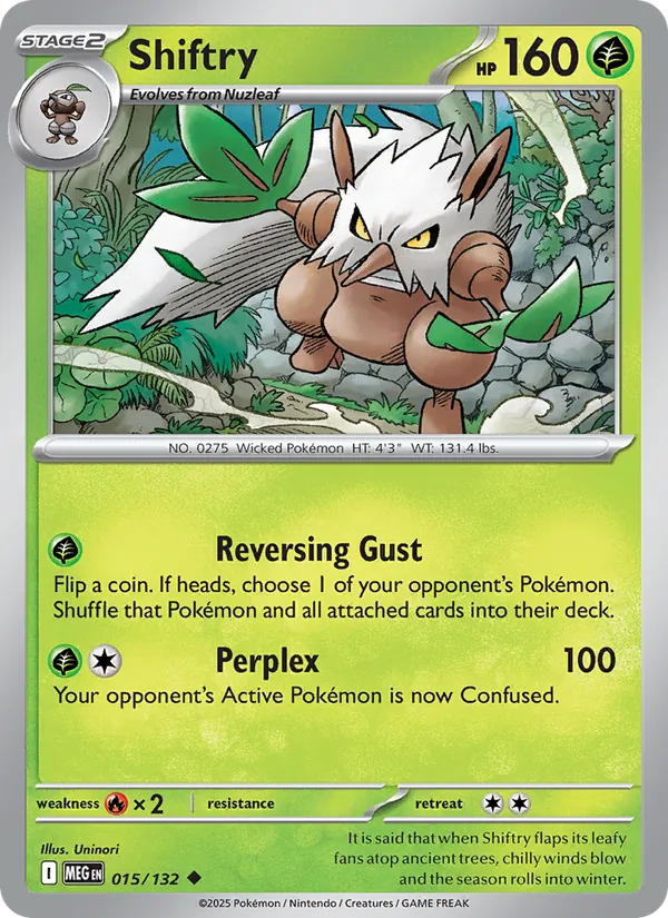 Shiftry — 015/132 — Mega Evolution