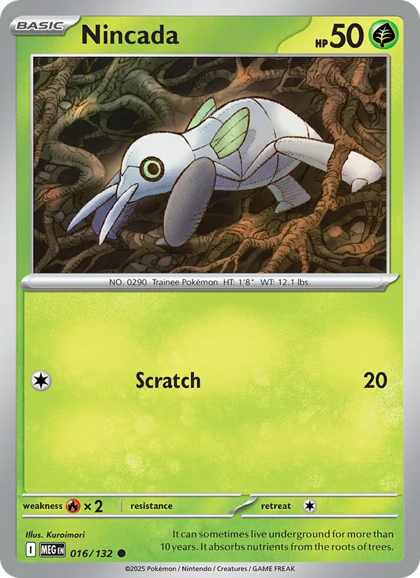 Nincada — 016/132 — Mega Evolution