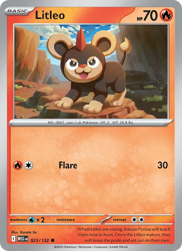 Litleo — 023/132 — Mega Evolution