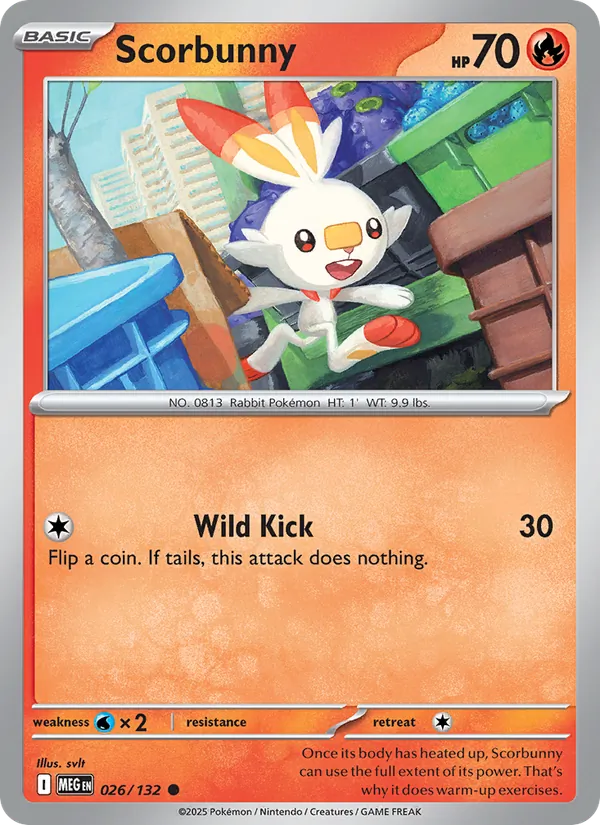 Scorbunny — 026/132 — Mega Evolution