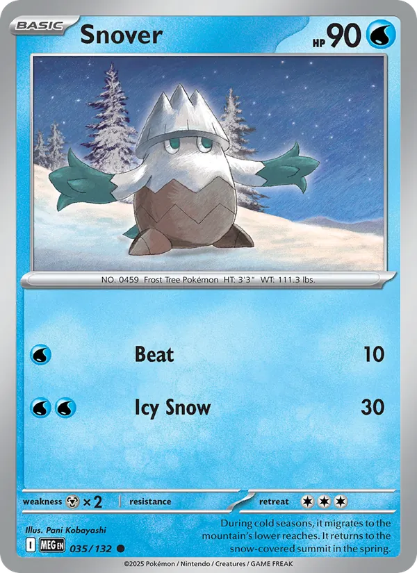 Snover — 035/132 — Mega Evolution