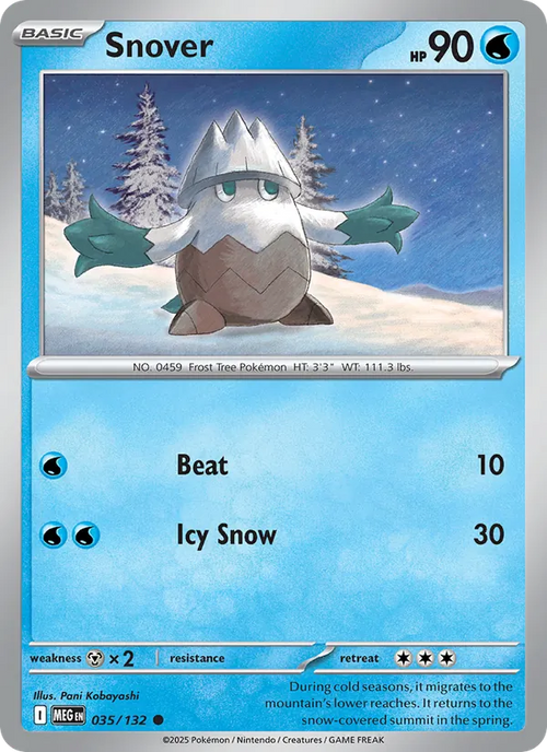 Snover — 035/132 — Mega Evolution