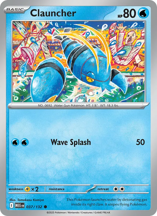 Clauncher — 037/132 — Mega Evolution