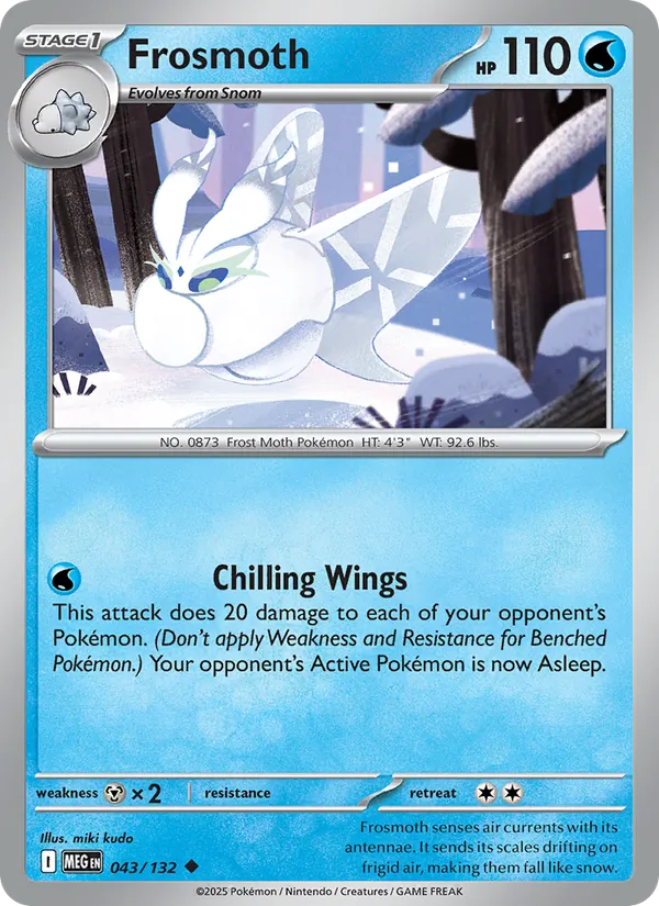 Frosmoth — 043/132 — Mega Evolution