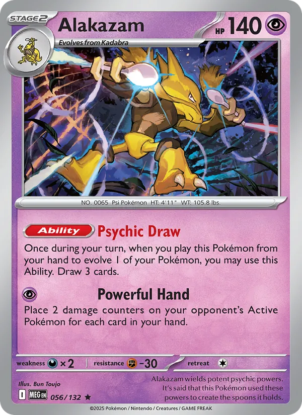 Alakazam — 056/132 — Mega Evolution