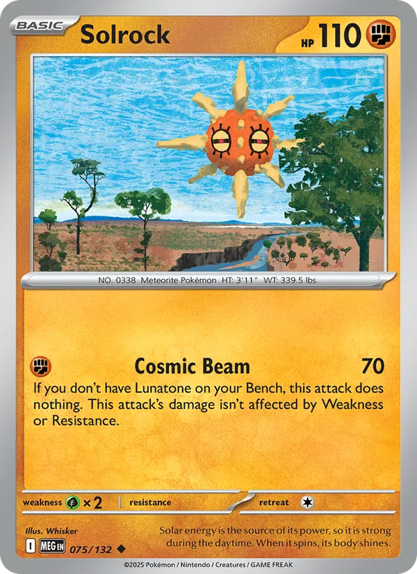 Solrock — 075/132 — Mega Evolution