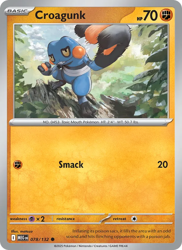 Croagunk — 078/132 — Mega Evolution
