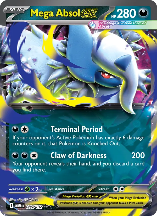 Mega Absol ex — 086/132 — Mega Evolution