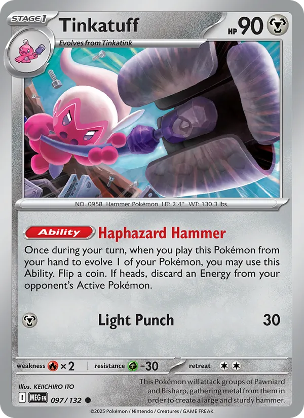 Tinkatuff — 097/132 — Mega Evolution