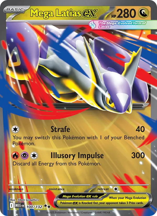 Mega Latias ex — 100/132 — Mega Evolution