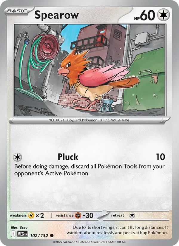 Spearow — 102/132 — Mega Evolution