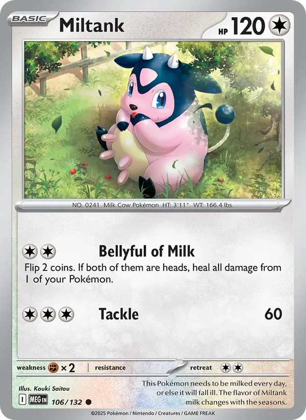 Miltank — 106/132 — Mega Evolution